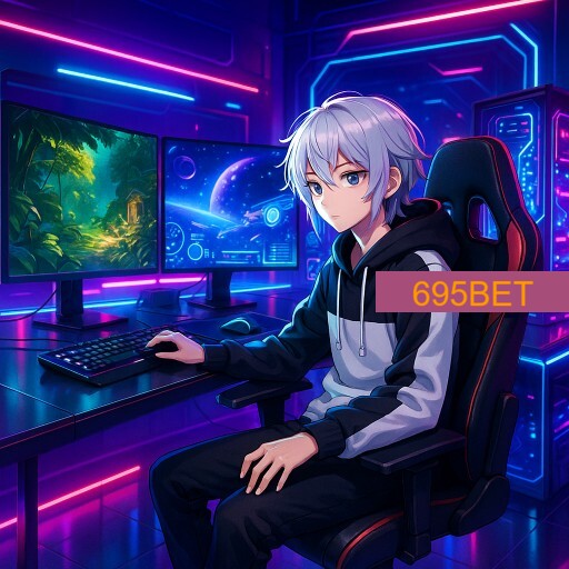 Imagem promocional da 695BET mostrando a plataforma e suas vantagens
