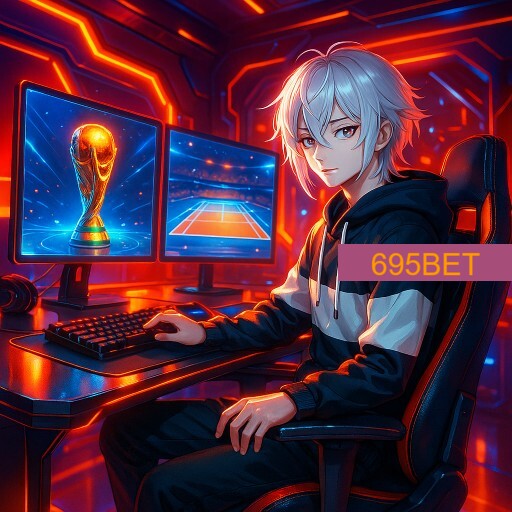 Imagem promocional da 695BET mostrando a plataforma e suas vantagens