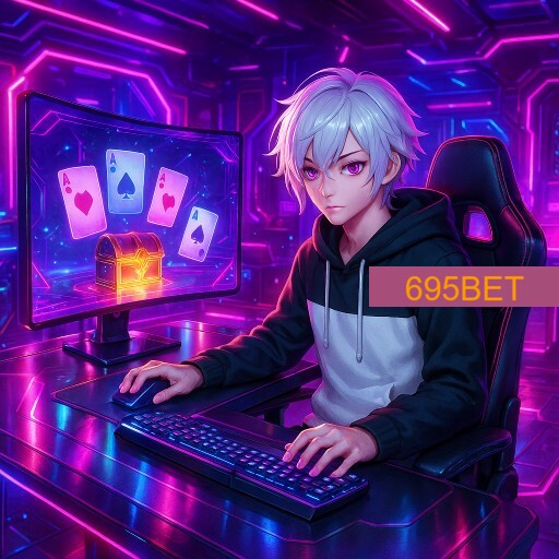 Imagem promocional da 695BET mostrando a plataforma e suas vantagens